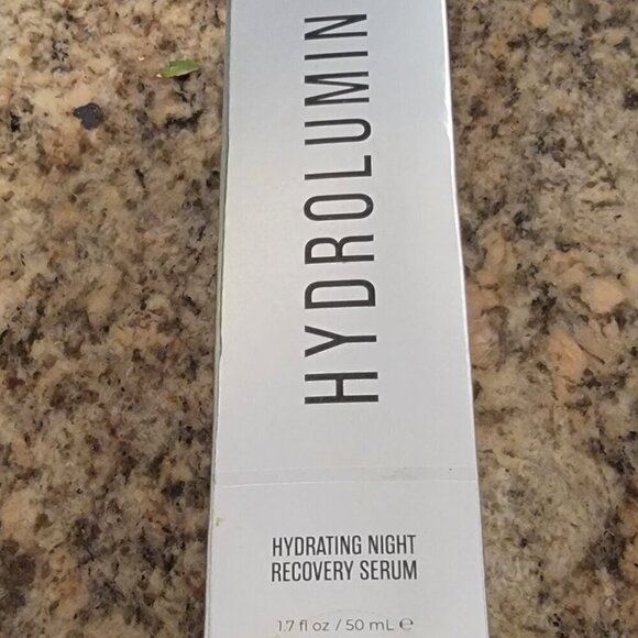 New ZAETA Hydrolumin Hydrating Night Recovery Serum Peptides Hyaluronic Acid - Picture 2 of 10